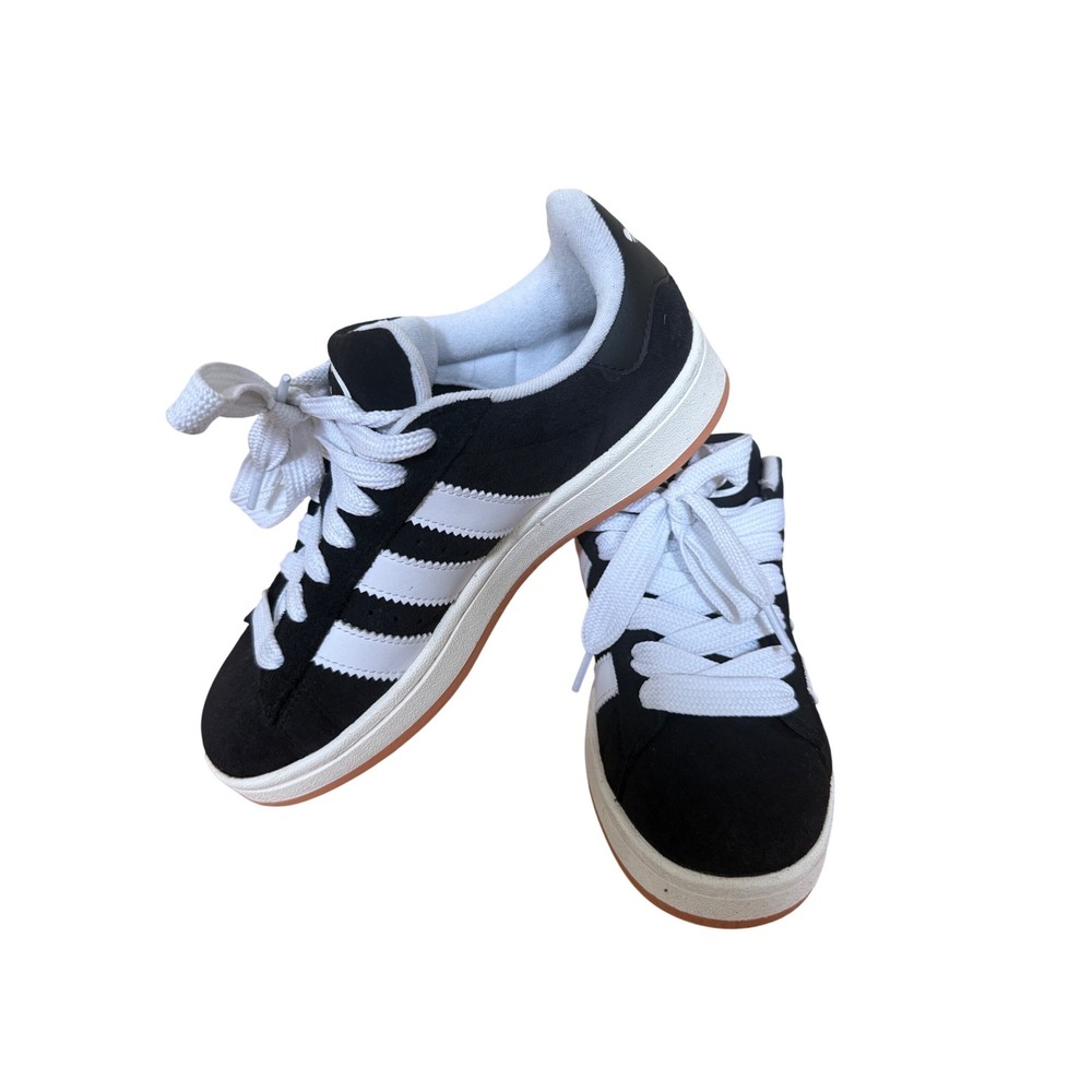 Adidas Campus 00s Core‎ Black White Suede Sneakers HQ8708 Womens 8